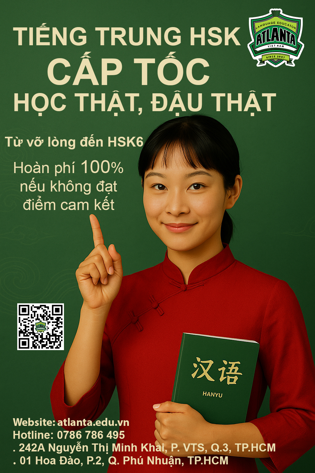 TIẾNG TRUNG HSK DÀNH CHO NGƯỜI LỚN CẤP TỐC – HỌC THẬT, ĐẬU THẬT